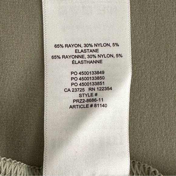 Aritzia Sunday Best Callie Seagrass Green Bodycon T-Shirt Mini Dress NWT | 2XS - Picture 8 of 8